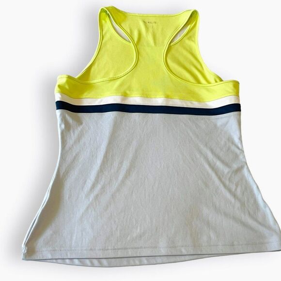 Adidas Women's Club Tennis Tank Semi Frozen Yellow CE1481 L - Picture 11 of 12